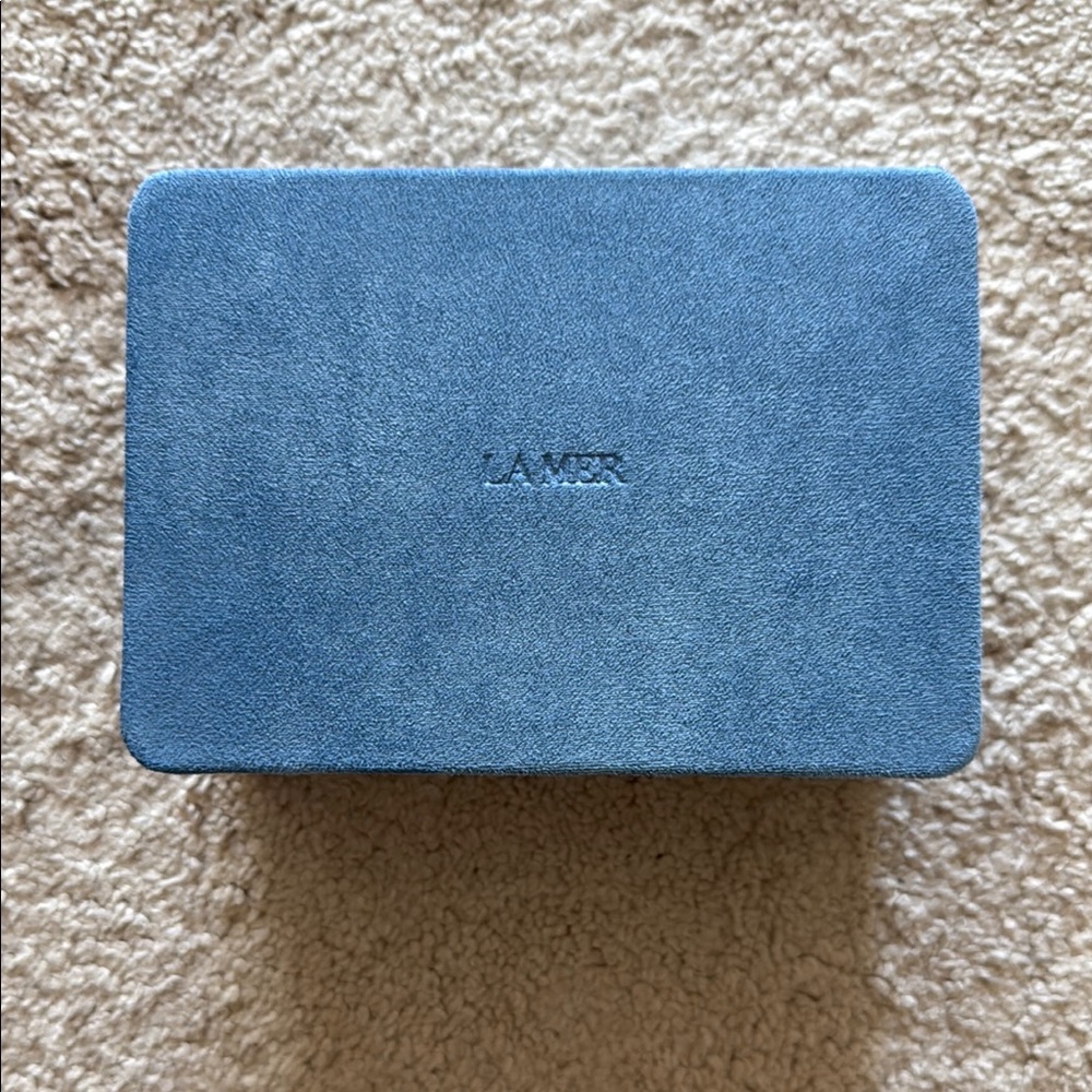 La Mer Blue Suede Box